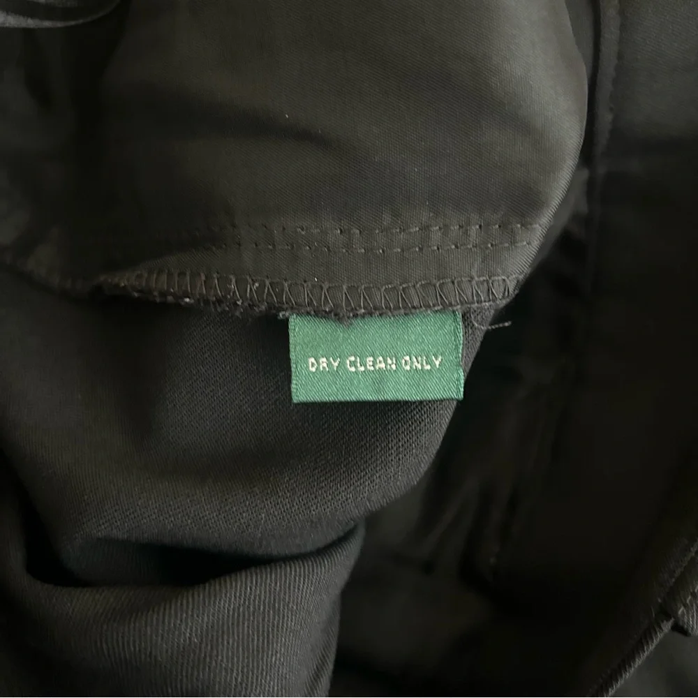 Lauren Ralph Lauren Womens Black Wide Leg Wool Blend Trousers Pants Size 10 - Picture 6 of 6